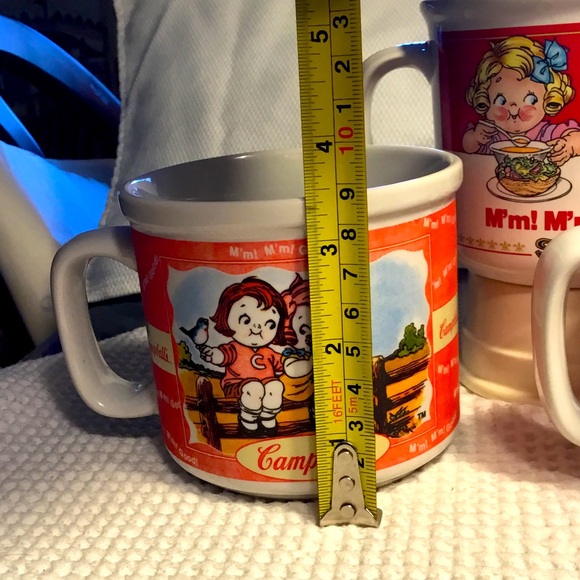 Vintage 1993 & 1998 Campbell's Soup Mm Mm Good Soup Cup Bowl Coffee Mug~Set of 3 - Picture 7 of 7